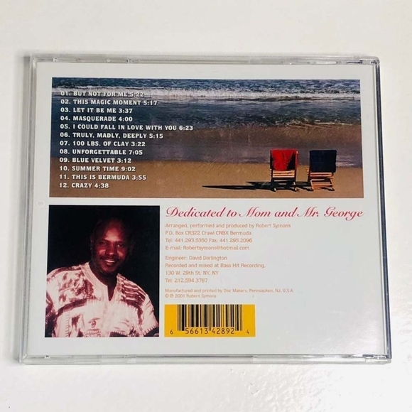 Rare! CD Robert Symons - Tropicana Steel Pan-Bermuda Volume 2 - Picture 2 of 2